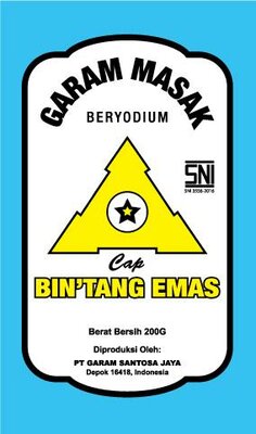 Trademark GARAM BERYODIUM CAP BIN'TANG EMAS