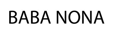 Trademark BABA NONA