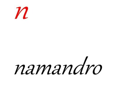 Trademark namandro