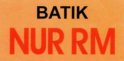 Trademark BATIK NUR RM