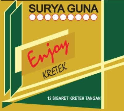 Trademark SURYAGUNA ENJOY KRETEK 12 SIGARET KRETEK TANGAN + GAMBAR