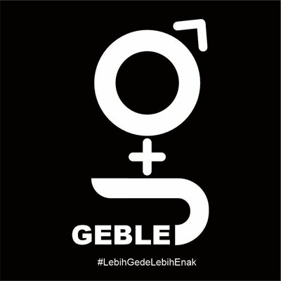 Trademark GEBLE #LebihGedeLebihEnak + Logo