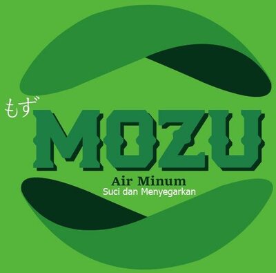 Trademark MOZU Air Minum Suci dan Menyegarkan + Lukisan