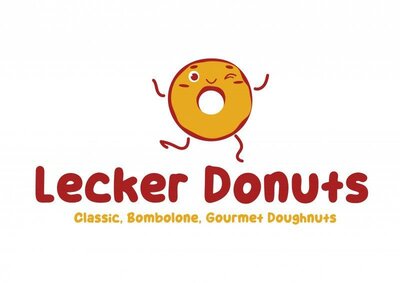 Trademark Lecker Donuts Classic, Bombolone, Gourmet Doughnuts + Logo