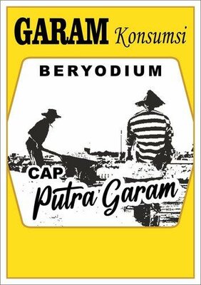 Trademark Garam konsumsi beryodium CAP PUTRA GARAM + Gambar/Logo