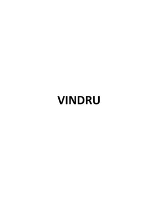 Trademark VINDRU