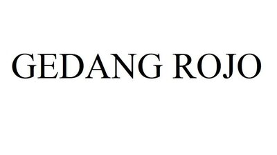 Trademark GEDANG ROJO