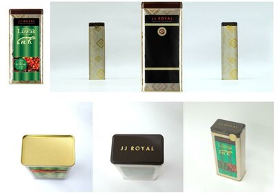 Trademark 3 DIMENSI KEMASAN JJ ROYAL COFFEE 100% PURE LUWAK SIGNATURE COFFEE