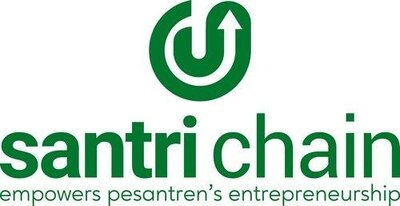 Trademark Santri Chain empowers pesantren's entrepreneurship + Logo