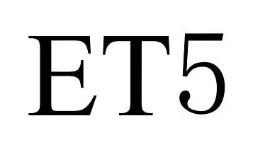 Trademark ET5