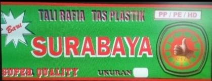 Trademark Baru Tali Rafia Tas Plastik SURABAYA Super Quality Ukuran PP/PE/HD + LOGO