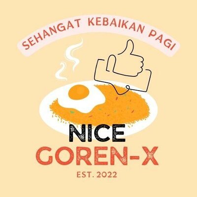Trademark Nice Goren-x Est.2022 Sehangat Kebaikan Pagi + Lukisan