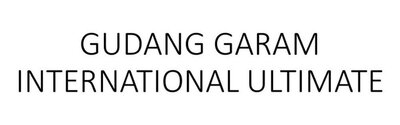 Trademark GUDANG GARAM INTERNATIONAL ULTIMATE