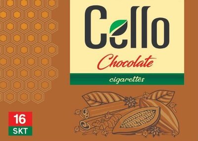 Trademark CELLO CHOCOLATE CIGARETTES & Logo