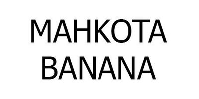 Trademark MAHKOTA BANANA