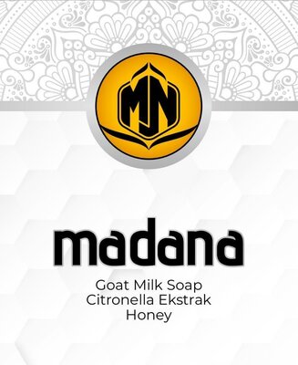 Trademark MN madana Goat Milk Soap Citronella Ekstrak Honey