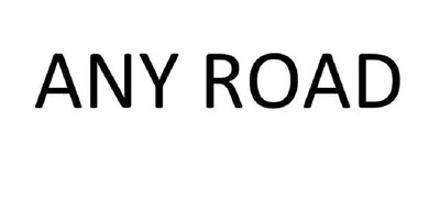 Trademark ANY ROAD