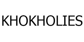 Trademark KHOKHOLIES