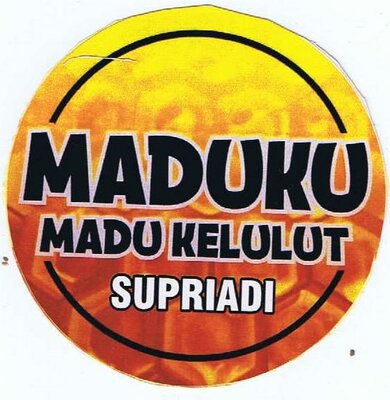 Trademark Maduku Madu Kelulut Supriadi