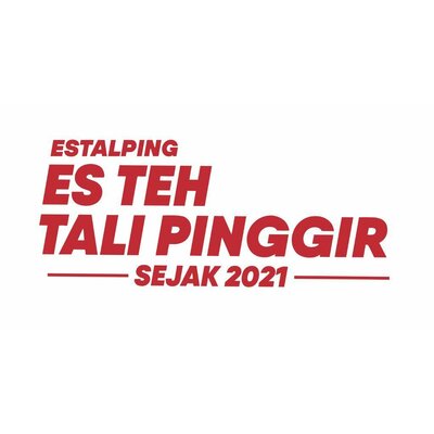 Trademark ESTALPING ES TEH TALI PINGGIR