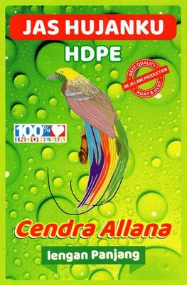 Trademark Cendra Allana Jas Hujanku HDPE Lengan Panjang + LOGO/GAMBAR