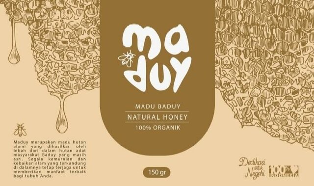 Trademark MADU BADUY NATURAL HONEY