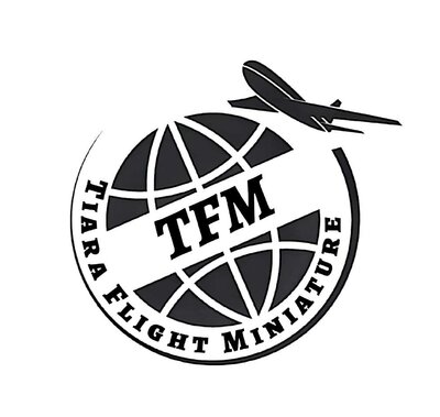 Trademark TFM Tiara Flight Miniatur + Lukisan