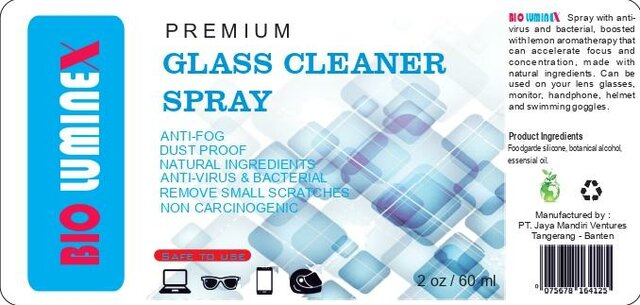 Trademark BIO LUMINEX PREMIUM GLASS CLEANER SPRAY + GAMBAR