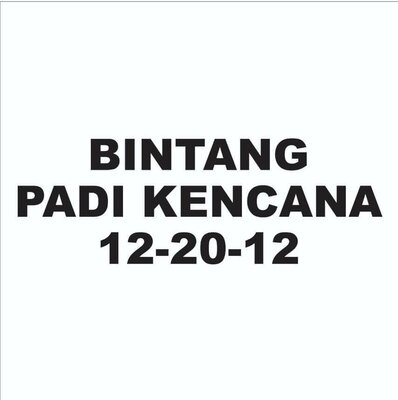 Trademark BINTANG PADI KENCANA 12-20-12