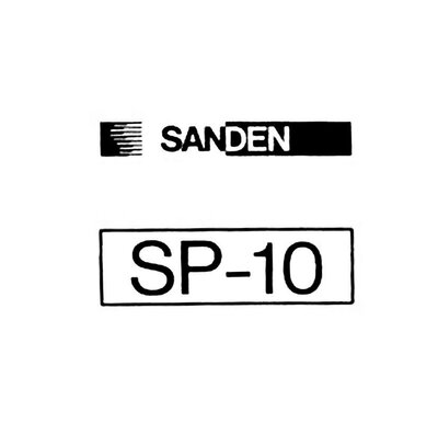 Trademark SANDEN/SP-10 + Logo