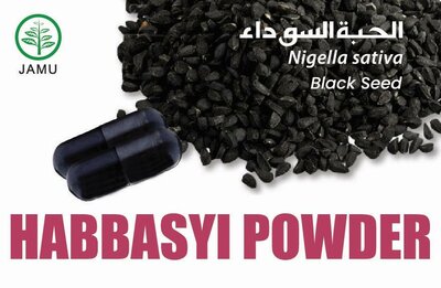 Trademark Habbasyi Powder Nigella sativa Black Seed + GAMBAR