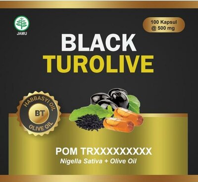 Trademark Black Turolive Nigella Sativa + Olive Oil Habbasyi Oil Olive Oil BT + GAMBAR