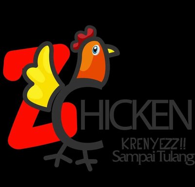 Trademark Z - Chicken Krenyezz!! Sampai Tulang + LOGO