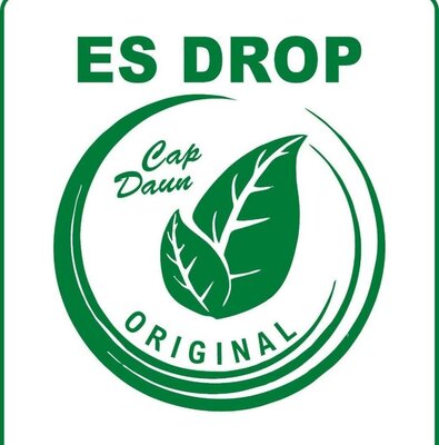 Trademark ES DROP Cap Daun Original+Lukisan