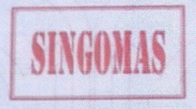 Trademark SINGOMAS