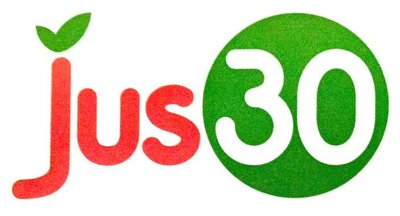 Trademark JUS30 + LOGO