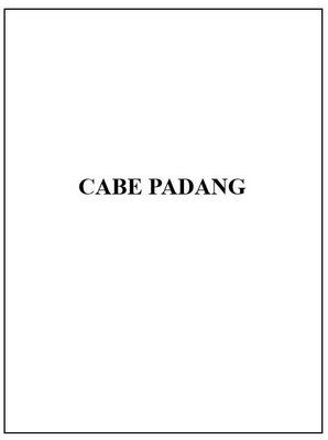 Trademark Cabe Padang