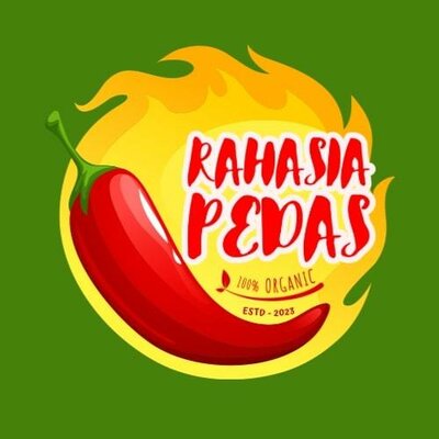 Trademark RAHASIA PEDAS 100% ORGANIC ESTD-2023 + LUKISAN