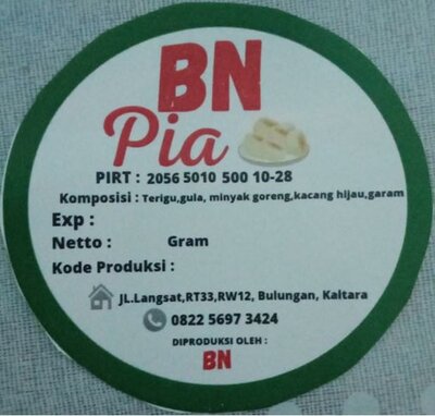 Trademark BN PIA + LUKISAN