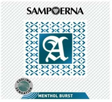 Trademark SAMPOERNA A MENTOL BURST (w/COOLING SENSATION)