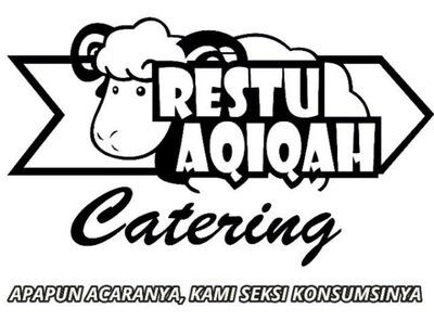 Trademark Restu Aqiqah Catering apapun acaranya, kami seksi konsumsinya + LOGO