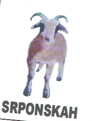 Trademark SRPONSKAH + Lukisan Kambing
