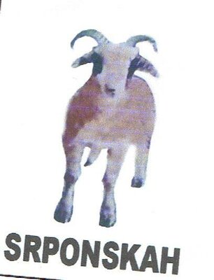 Trademark SRPONSKAH + Lukisan Kambing