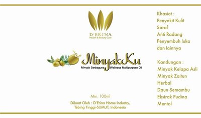 Trademark Minyakku by D'Erina Home Industry