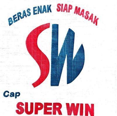 Trademark Beras Enak Siap Masak Cap Superwin + LOGO