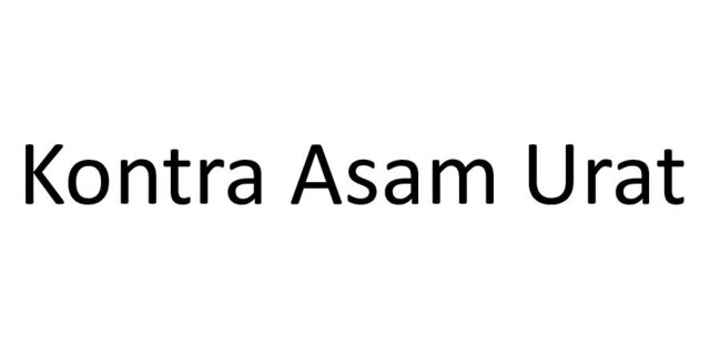 Trademark Kontra Asam Urat