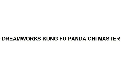 Trademark DREAMWORKS KUNG FU PANDA CHI MASTER