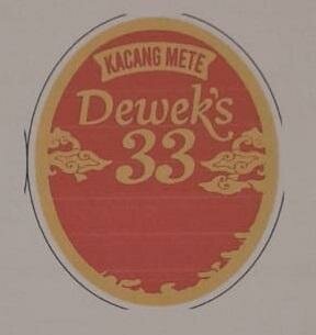 Trademark Kacang Mete Dewek's 33 + Lukisan