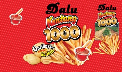 Trademark DALU Kentang 1000 Gurihnya...sampai ke Hati + Lukisan/Logo