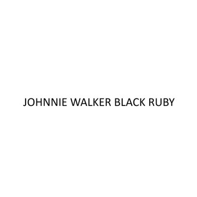 Trademark JOHNNIE WALKER BLACK RUBY